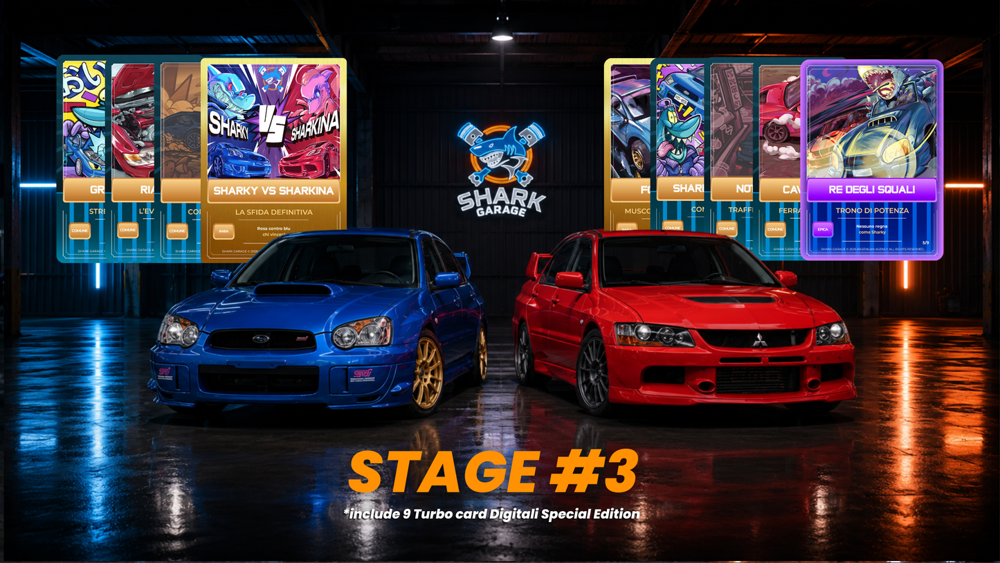Turbo Card Digitali by Danny Lazzarin | Subaru Impreza & Mitsubishi Lancer Evo