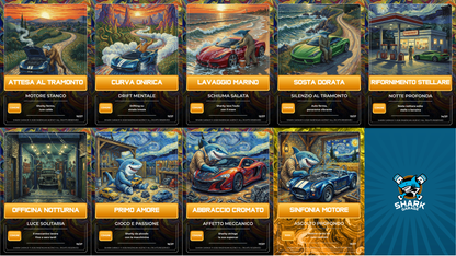 Turbo Card Fisiche Classic - Edizione ''Van Gogh Sharky''