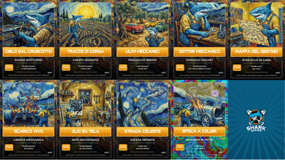 Turbo Card Fisiche Classic - Edizione ''Van Gogh Sharky''