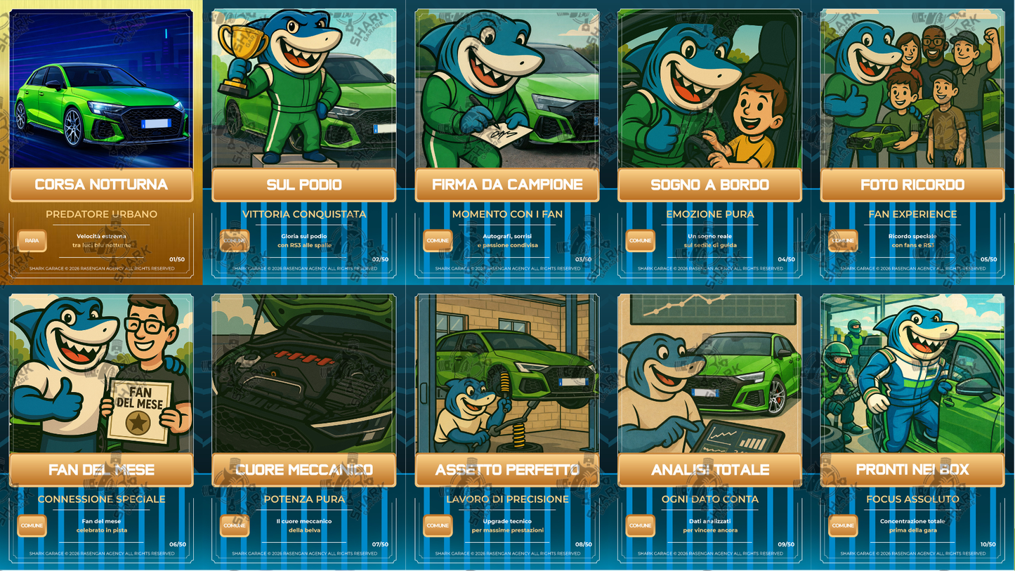 Turbo Card Digitali by Danny Lazzarin | Edizione AUDI RS3