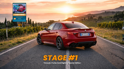 Turbo Card Digitali by Danny Lazzarin | Edizione ALFA ROMEO GIULIA QUADRIFOGLIO