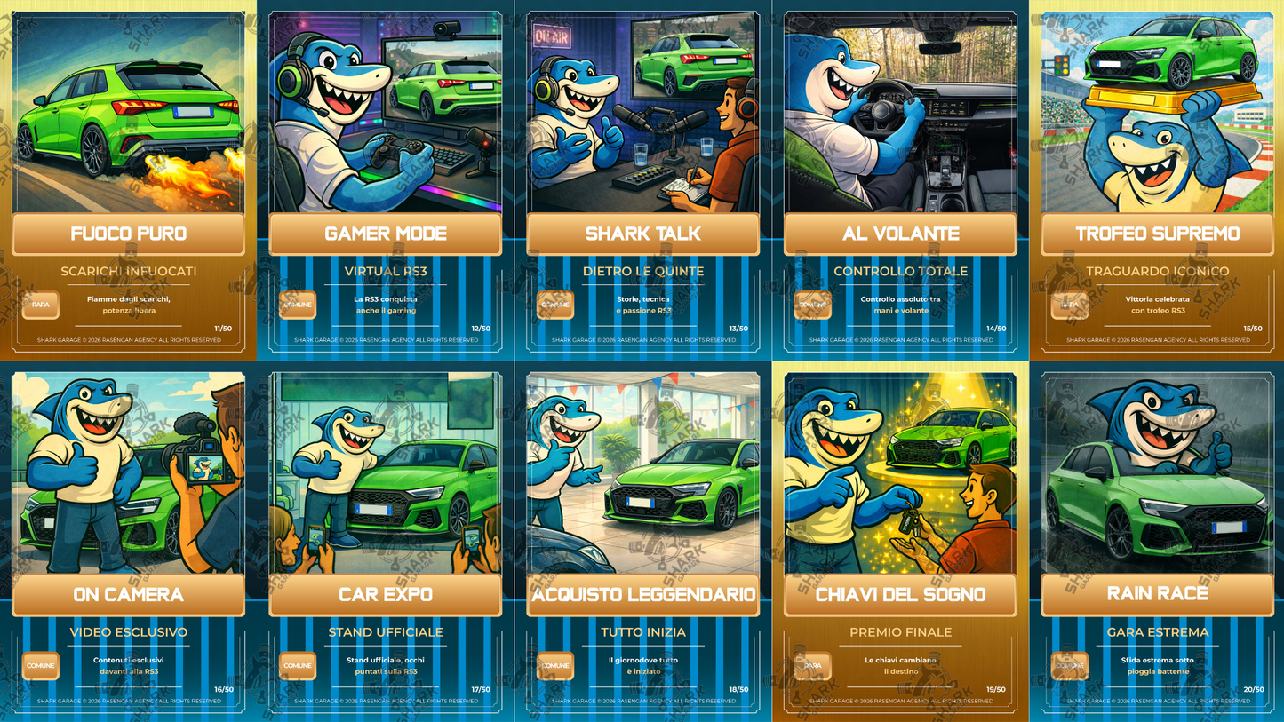 Turbo Card Digitali by Danny Lazzarin | Edizione AUDI RS3