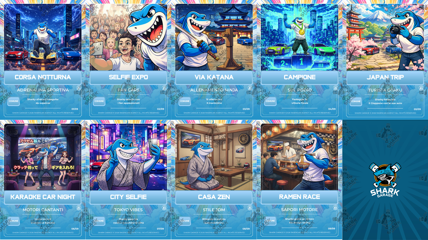 Turbo Card Digitali Classic - Edizione ''Anime Sharky''