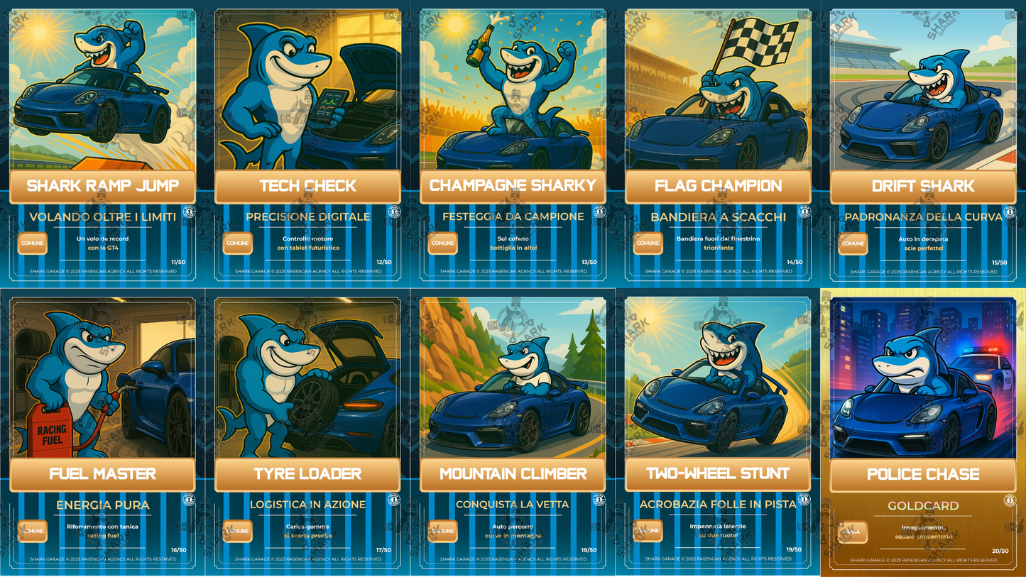 Turbo Card Fisiche - Edizione Porsche Cayman GT4