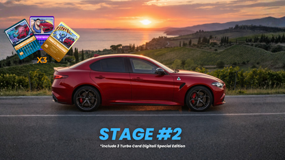 Turbo Card Digitali by Danny Lazzarin | Edizione ALFA ROMEO GIULIA QUADRIFOGLIO