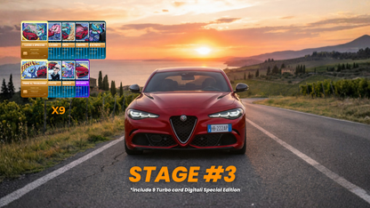 Turbo Card Digitali by Danny Lazzarin | Edizione ALFA ROMEO GIULIA QUADRIFOGLIO
