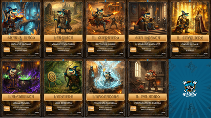 Turbo Card Digitali Classic - Edizione ''Medieval Sharky''