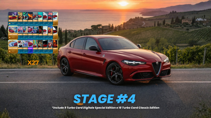 Turbo Card Digitali by Danny Lazzarin | Edizione ALFA ROMEO GIULIA QUADRIFOGLIO
