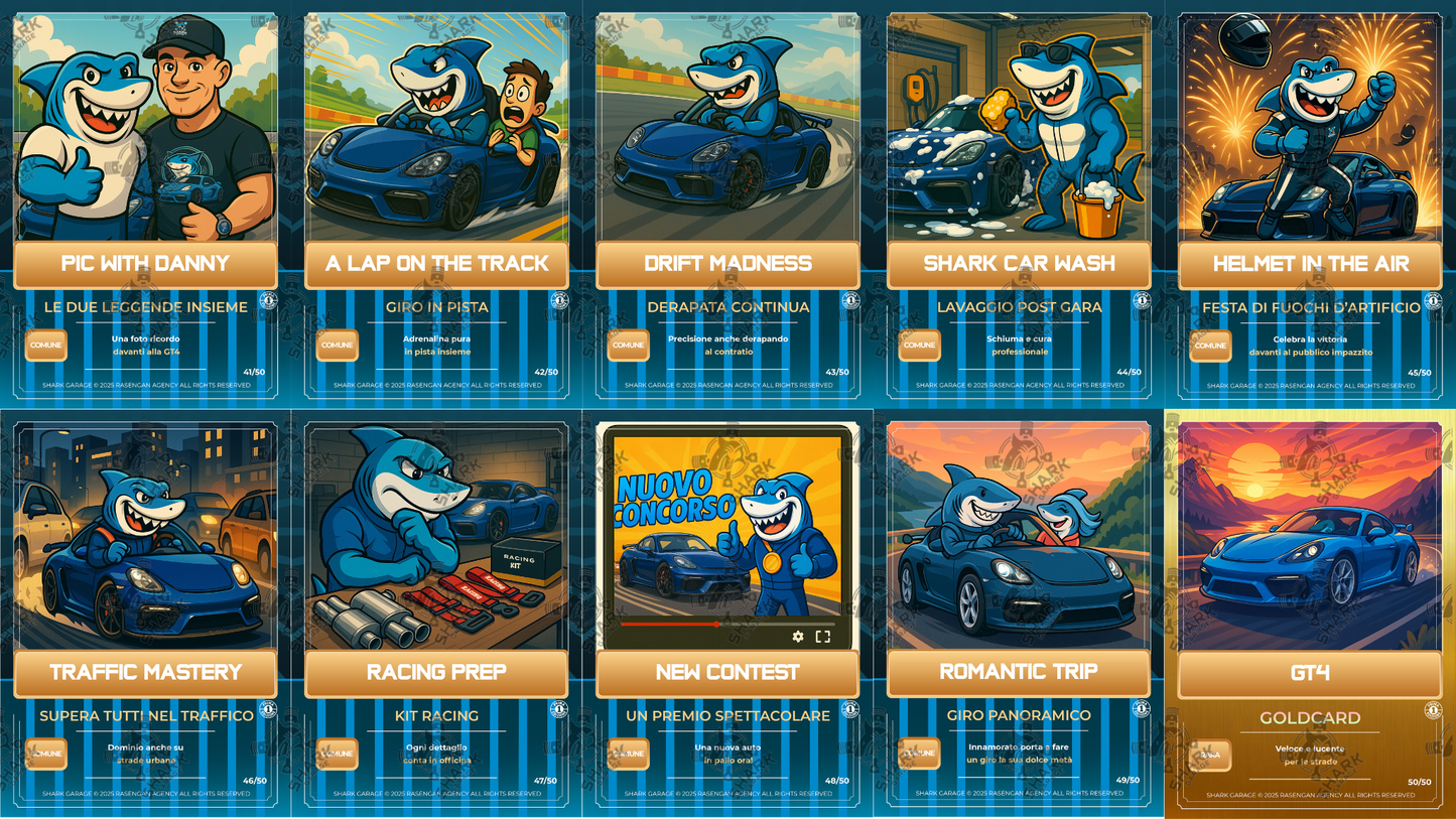 Turbo Card Fisiche - Edizione Porsche Cayman GT4