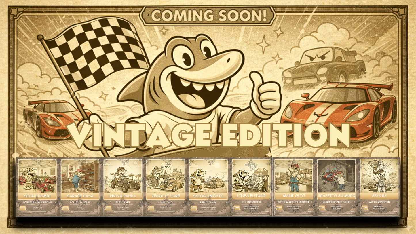 Turbo Card Digitali Classic - Edizione ''Vintage Sharky''
