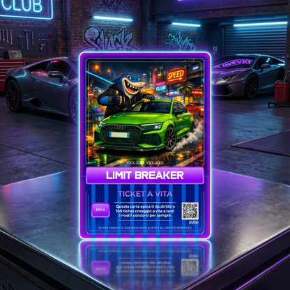 The Shark Box - Audi RS3 Edition | 12 o 36 Buste da 10 Turbo Card