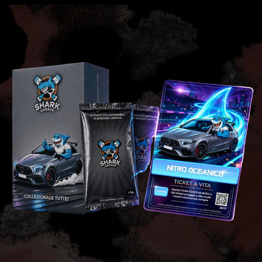 The Shark Box - A45s Edition | 12 Buste da 10 Turbo Card