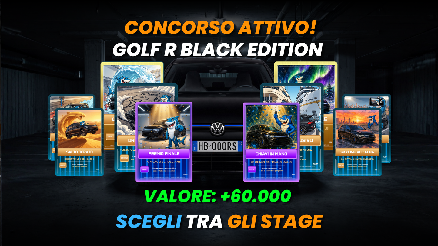 Turbo Card Digitali by Danny Lazzarin | Golf R 8.5 Black Edition