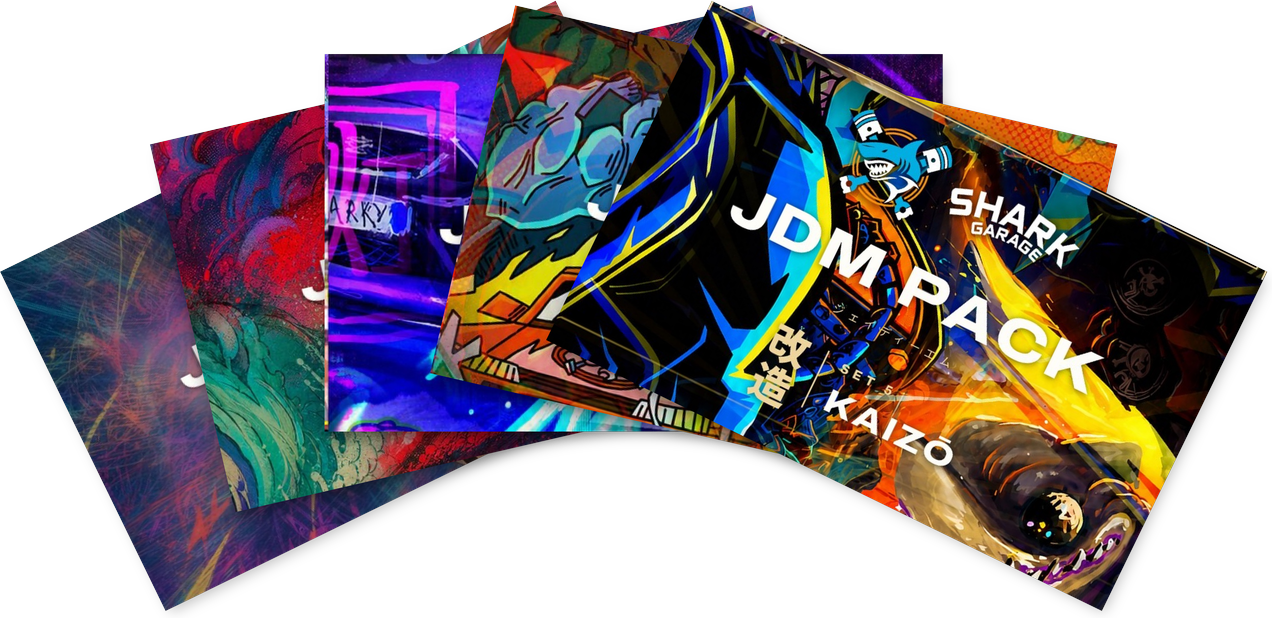 I cinque JDM Pack a ventaglio